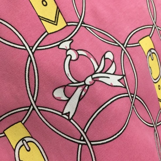 HERMES Hermes fashion sensitive 2023SS short sleeve T-shirt HERMES Hermes fashion sensitive 2023SS short sleeve T-shirt