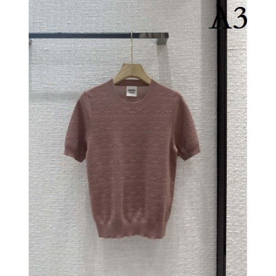 HERMES Hermes New 2023SS short-sleeved knit that has gained tremendous popularity HERMES Hermes New 2023SS short-sleeved knit that has gained tremendous popularity