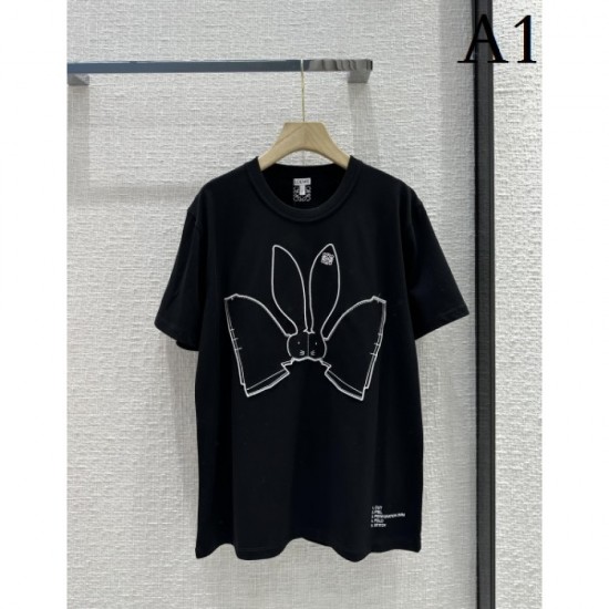 LOEWE Loewe Featured Tops 2023SS Short Sleeve T-shirt This Spring and Summer LOEWE Loewe Featured Tops 2023SS Short Sleeve T-shirt This Spring and Summer