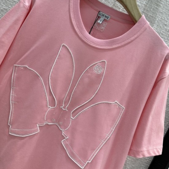 LOEWE Loewe Featured Tops 2023SS Short Sleeve T-shirt This Spring and Summer LOEWE Loewe Featured Tops 2023SS Short Sleeve T-shirt This Spring and Summer
