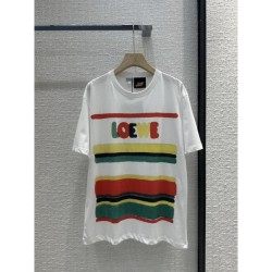 Short-sleeved T-shirt 2023SS LOEWE Loewe who plays an active part at the turn of the season