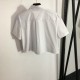 MIU MIU 2023SS short-sleeved shirt Unique spring and summer coordination MIU MIU 2023SS short-sleeved shirt Unique spring and summer coordination