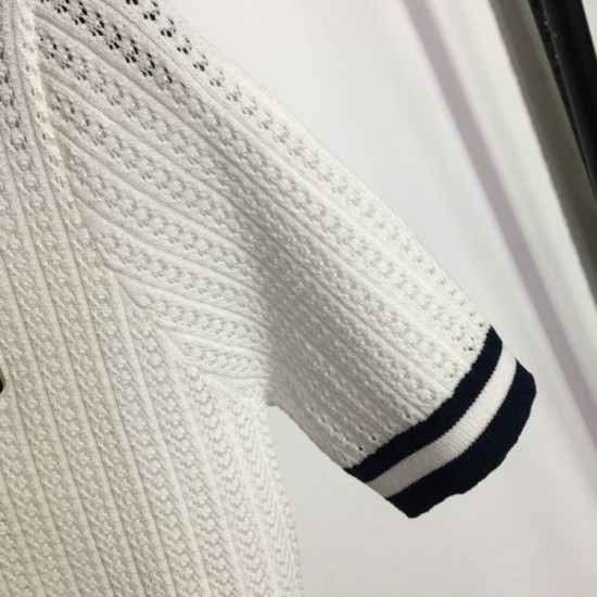 MIU MIU 2023SS short sleeve knit latest trend fashion new arrival MIU MIU 2023SS short sleeve knit latest trend fashion new arrival