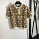 MIU MIU 2023SS short-sleeved knit brand new work that can't wait for summer MIU MIU 2023SS short-sleeved knit brand new work that can't wait for summer