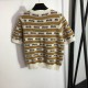 MIU MIU 2023SS short-sleeved knit brand new work that can't wait for summer MIU MIU 2023SS short-sleeved knit brand new work that can't wait for summer