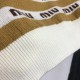 MIU MIU 2023SS short-sleeved knit brand new work that can't wait for summer MIU MIU 2023SS short-sleeved knit brand new work that can't wait for summer