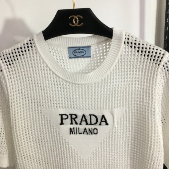 Summer new works openwork knit tops 2023SS PRADA Prada Summer new works openwork knit tops 2023SS PRADA Prada
