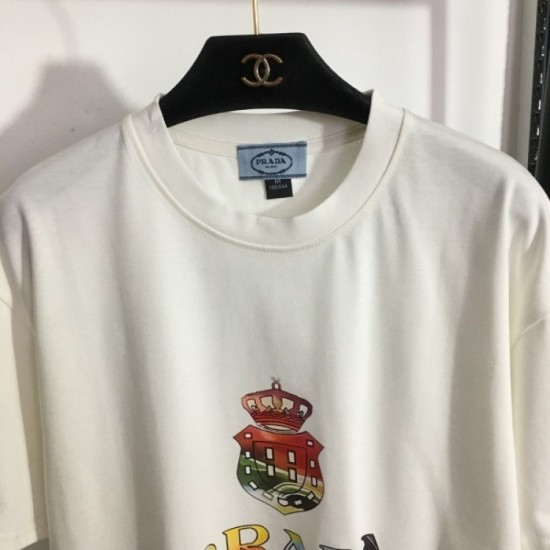 PRADA Prada 2023SS short-sleeved T-shirt classic atmosphere tops PRADA Prada 2023SS short-sleeved T-shirt classic atmosphere tops