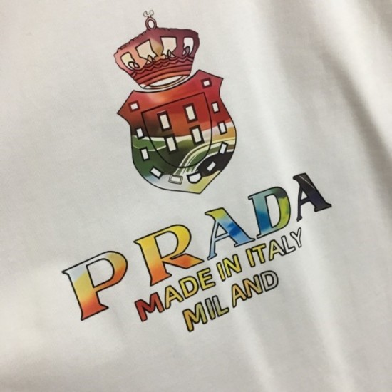 PRADA Prada 2023SS short-sleeved T-shirt classic atmosphere tops PRADA Prada 2023SS short-sleeved T-shirt classic atmosphere tops