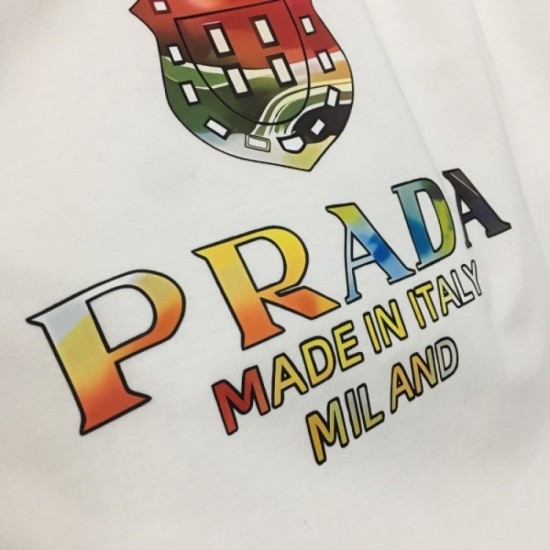 PRADA Prada 2023SS short-sleeved T-shirt classic atmosphere tops PRADA Prada 2023SS short-sleeved T-shirt classic atmosphere tops