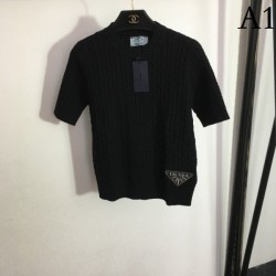 PRADA Prada 2023SS short-sleeved knit style up simple