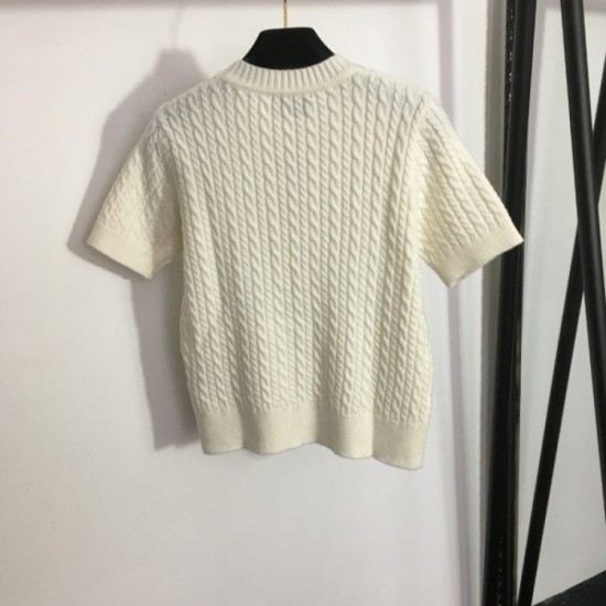 PRADA Prada 2023SS short-sleeved knit style up simple PRADA Prada 2023SS short-sleeved knit style up simple