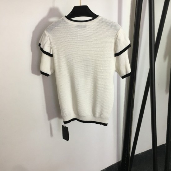 Popular new arrival short-sleeved knit 2023SS YSL Yves Saint Laurent Popular new arrival short-sleeved knit 2023SS YSL Yves Saint Laurent
