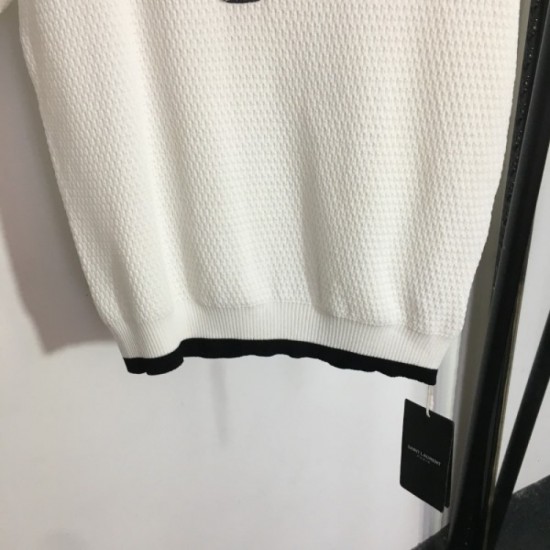 Popular new arrival short-sleeved knit 2023SS YSL Yves Saint Laurent Popular new arrival short-sleeved knit 2023SS YSL Yves Saint Laurent