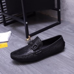 2023FW Retro design ARMANI Business shoes