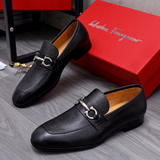 FERRAGAMO Salvatore Ferragamo business shoes 2023AW adult simple FERRAGAMO Salvatore Ferragamo business shoes 2023AW adult simple