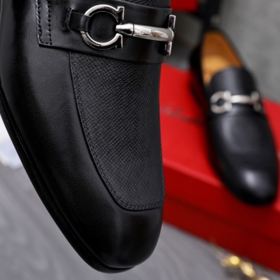 FERRAGAMO Salvatore Ferragamo business shoes 2023AW adult simple FERRAGAMO Salvatore Ferragamo business shoes 2023AW adult simple