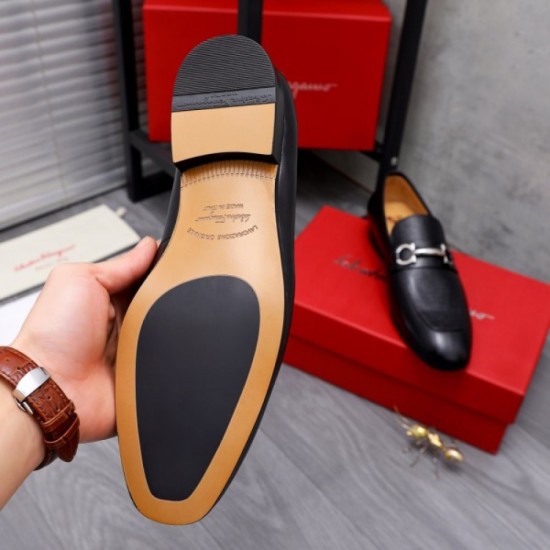 FERRAGAMO Salvatore Ferragamo business shoes 2023AW adult simple FERRAGAMO Salvatore Ferragamo business shoes 2023AW adult simple