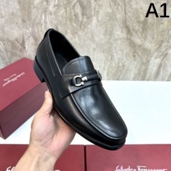 2023FW Elegant FERRAGAMO Salvatore Ferragamo business shoes for adults