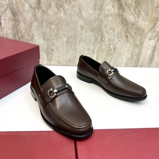 2023FW Elegant FERRAGAMO Salvatore Ferragamo business shoes for adults 2023FW Elegant FERRAGAMO Salvatore Ferragamo business shoes for adults