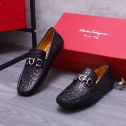2023FW Fresh yet elegant FERRAGAMO Salvatore Ferragamo business shoes