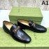 2023FW Eye-catching design with distinctive GUCCI Gucci business shoes