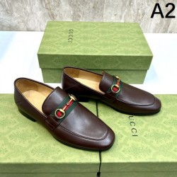2023FW Eye-catching design with distinctive GUCCI Gucci business shoes