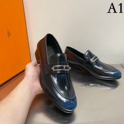 HERMES Hermes business shoes 2023AW Like a beautiful winter color