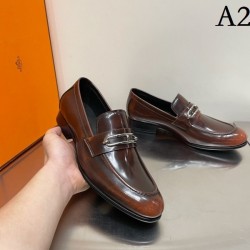 HERMES Hermes business shoes 2023AW Like a beautiful winter color