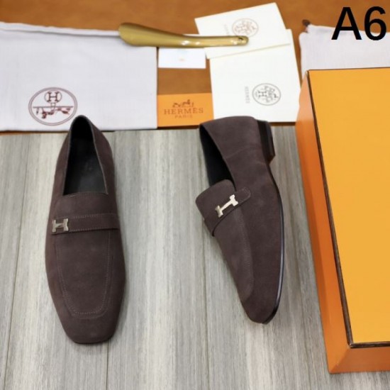 2023FW Elegant Excellence Collection HERMES Business Shoes 2023FW Elegant Excellence Collection HERMES Business Shoes