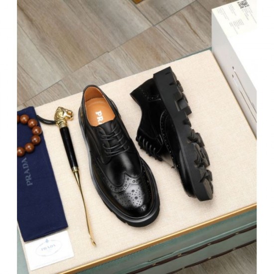 PRADA New Colors for Fashion 2023FW Business Shoes PRADA New Colors for Fashion 2023FW Business Shoes