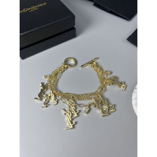 2023FW Bracelet YSL Yves Saint Laurent logo is wonderful 2023FW Bracelet YSL Yves Saint Laurent logo is wonderful