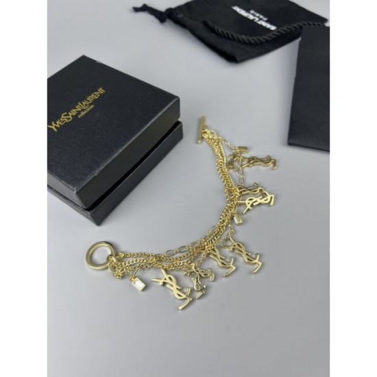 2023FW Bracelet YSL Yves Saint Laurent logo is wonderful 2023FW Bracelet YSL Yves Saint Laurent logo is wonderful