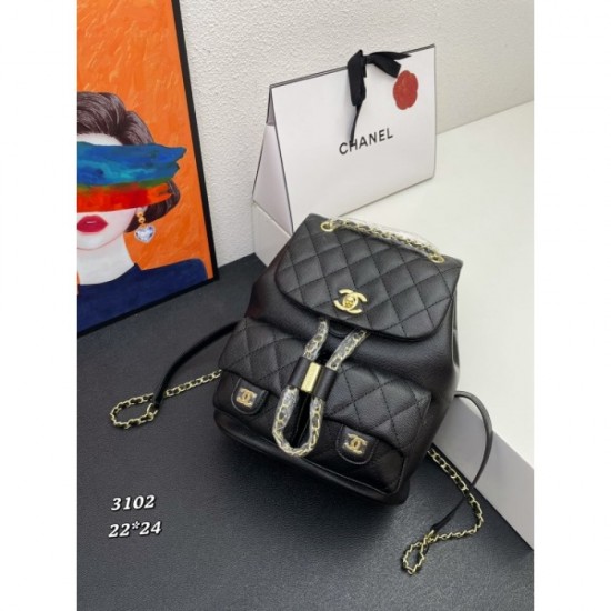CHANEL Chanel backpack 2023SS new following the last season CHANEL Chanel backpack 2023SS new following the last season