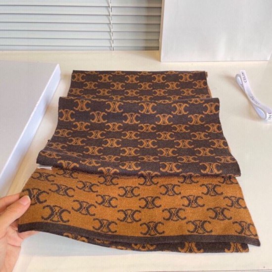 CELINE 2023FW scarf with the latest stylish logo CELINE 2023FW scarf with the latest stylish logo