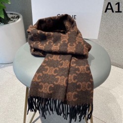 CELINE Celine Unique Autumn/Winter Coordination 2023FW Scarf