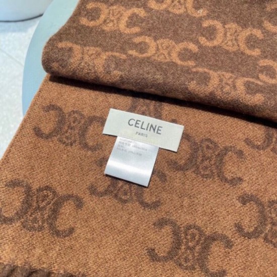 CELINE Celine Unique Autumn/Winter Coordination 2023FW Scarf CELINE Celine Unique Autumn/Winter Coordination 2023FW Scarf