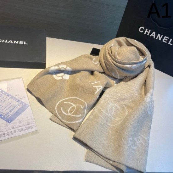 CHANEL Autumn/Winter Season Continuing Trend New Arrival 2023FW Scarf CHANEL Autumn/Winter Season Continuing Trend New Arrival 2023FW Scarf
