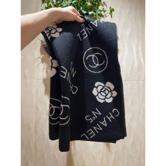 CHANEL Autumn/Winter Season Continuing Trend New Arrival 2023FW Scarf CHANEL Autumn/Winter Season Continuing Trend New Arrival 2023FW Scarf