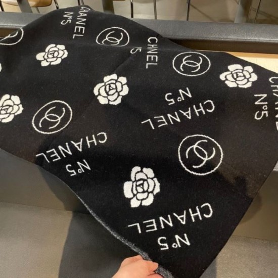CHANEL Autumn/Winter Season Continuing Trend New Arrival 2023FW Scarf CHANEL Autumn/Winter Season Continuing Trend New Arrival 2023FW Scarf