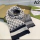 GUCCI 2023FW scarf, popular among fashionable people GUCCI 2023FW scarf, popular among fashionable people
