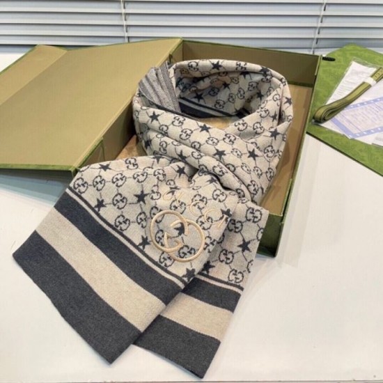 GUCCI 2023FW scarf, popular among fashionable people GUCCI 2023FW scarf, popular among fashionable people