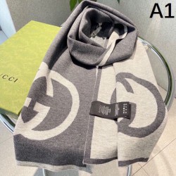 GUCCI Gucci 2023FW scarf perfect for winter outings