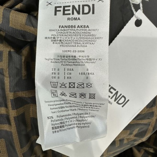 2023FW Down Jacket FENDI Full of fashion sense 2023FW Down Jacket FENDI Full of fashion sense