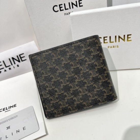 2023SS CELINE Celine Stable New Summer Bifold Wallet 2023SS CELINE Celine Stable New Summer Bifold Wallet