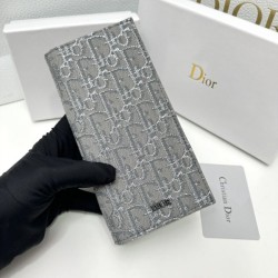 2023SS DIOR Dior super-discount limited-time sale folio wallet