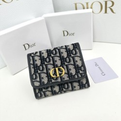 2023SS DIOR Dior sale nice arrival tri-fold wallet