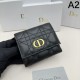 2023FW DIOR Tri-fold wallet, a popular item in both magazines and the city 2023FW DIOR Tri-fold wallet, a popular item in both magazines and the city