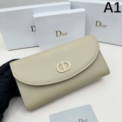 2023FW DIOR Dior Long wallet for stylish advanced users