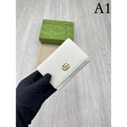 2023SS GUCCI Gucci popular bi-fold wallet with many colors